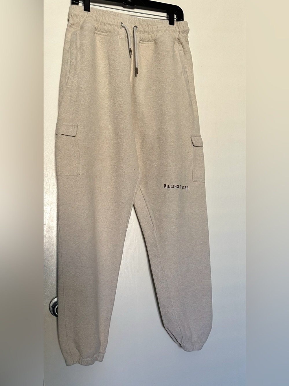 FILLING PIECES BEIGE CARGO JOGGERS